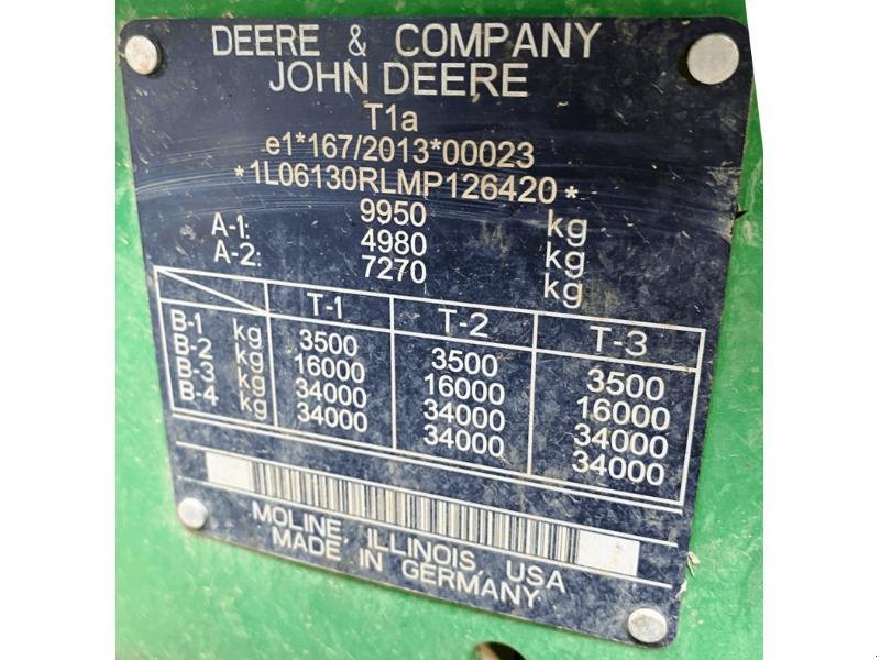 Traktor typu John Deere 6130R, Gebrauchtmaschine v SAINT-GERMAIN DU PUY (Obrázek 8)