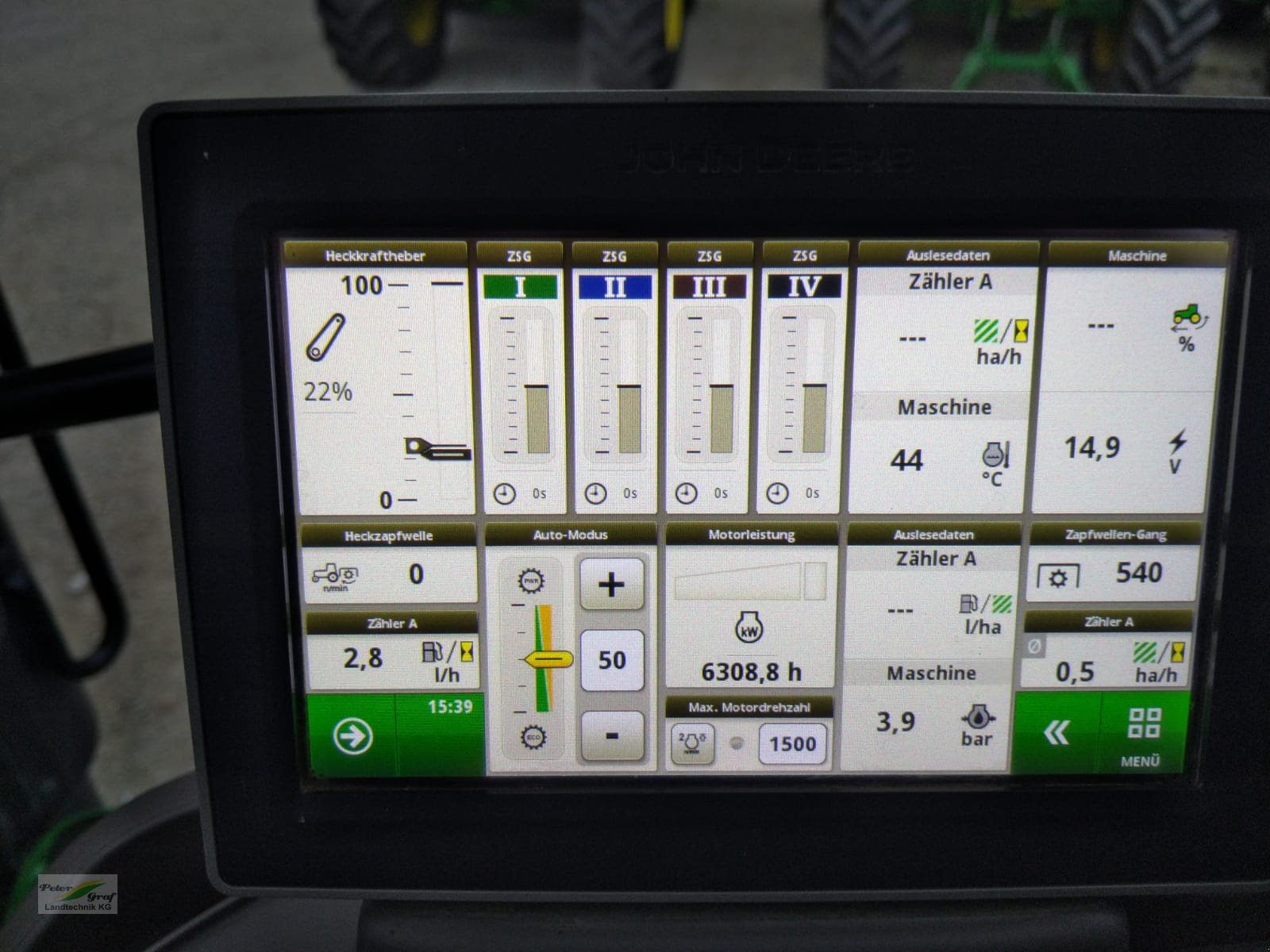 Traktor tip John Deere 6130R, Gebrauchtmaschine in Pegnitz-Bronn (Poză 18)