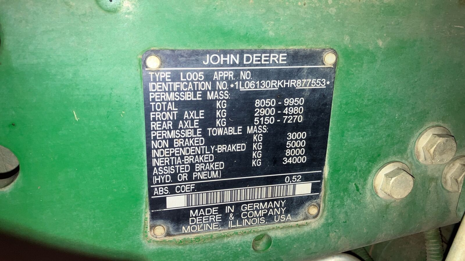 Traktor za tip John Deere 6130R, Gebrauchtmaschine u Zwettl (Slika 23)