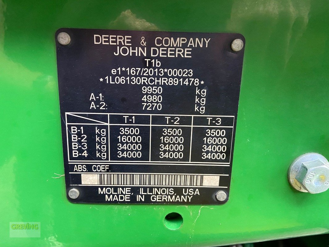 Traktor of the type John Deere 6130R, Gebrauchtmaschine in Ahaus (Picture 15)