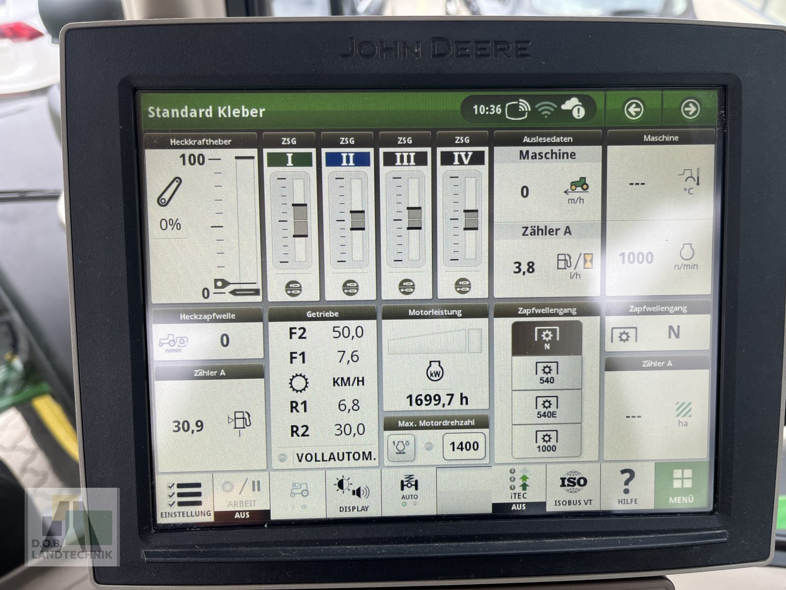 Traktor of the type John Deere 6135 R, Gebrauchtmaschine in Langweid am Lech (Picture 12)