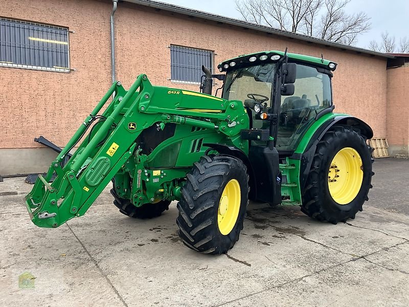Traktor типа John Deere 6135R + FL 643R, Gebrauchtmaschine в Salsitz (Фотография 27)