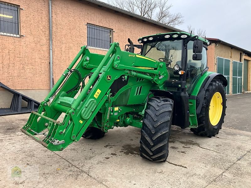 Traktor типа John Deere 6135R + FL 643R, Gebrauchtmaschine в Salsitz (Фотография 28)