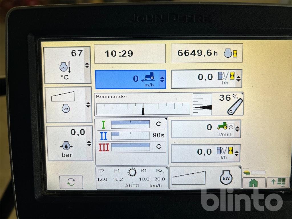 Traktor типа John Deere 6140 R, Gebrauchtmaschine в Düsseldorf (Фотография 8)