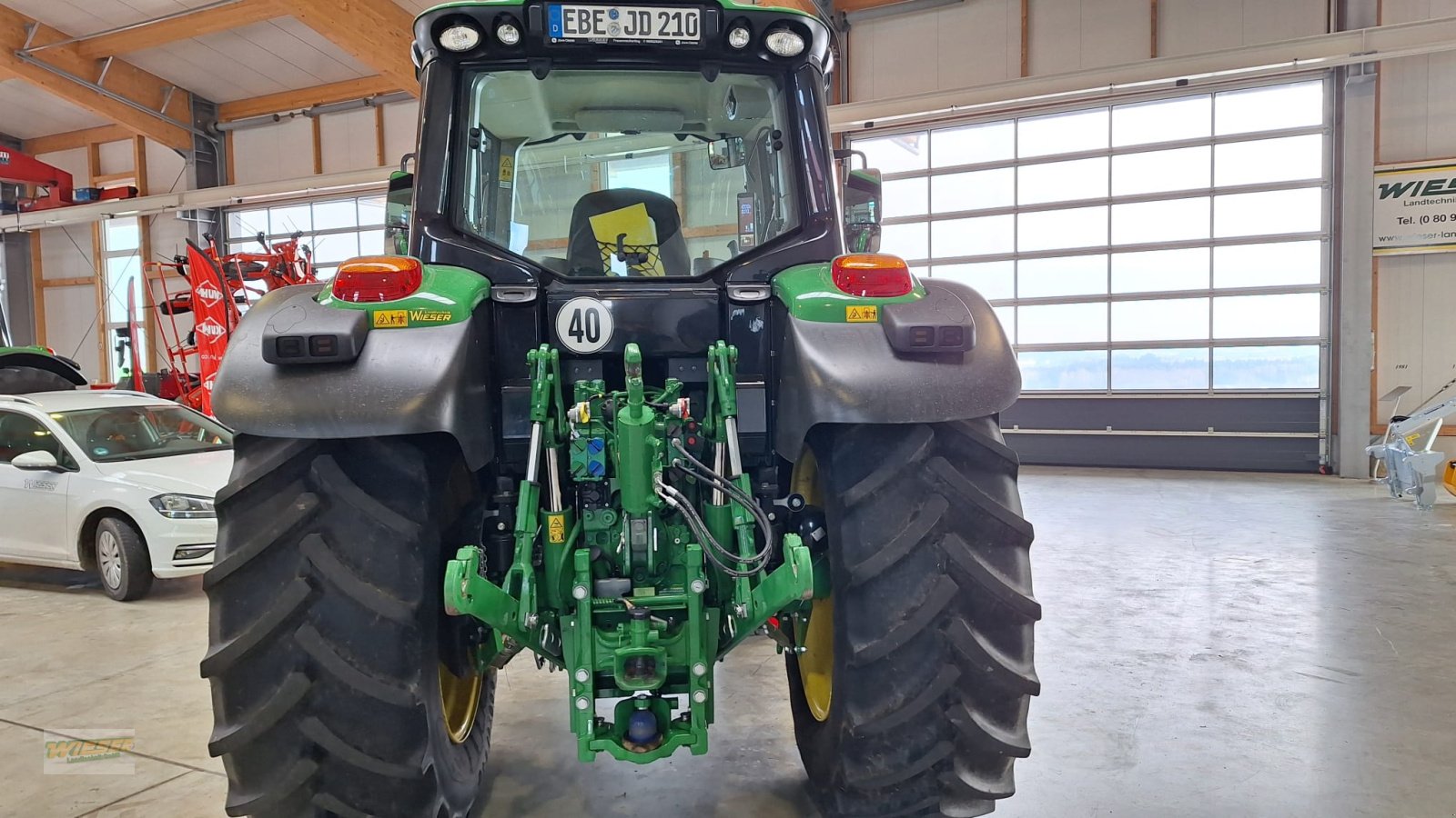 Traktor typu John Deere 6140M, Gebrauchtmaschine w Frauenneuharting (Zdjęcie 7)