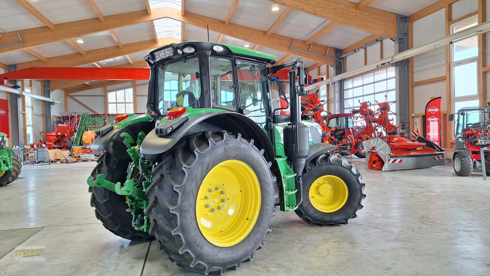 Traktor typu John Deere 6140M, Gebrauchtmaschine w Frauenneuharting (Zdjęcie 8)