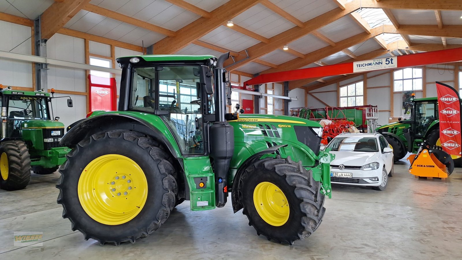 Traktor typu John Deere 6140M, Gebrauchtmaschine w Frauenneuharting (Zdjęcie 9)