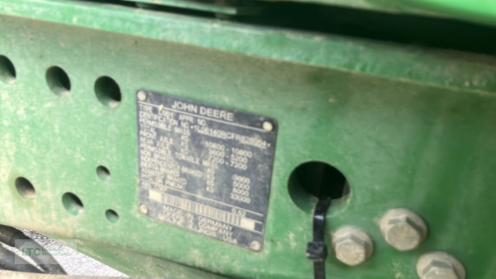 Traktor a típus John Deere 6140R, Gebrauchtmaschine ekkor: Großpetersdorf (Kép 20)