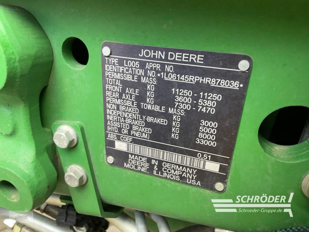 Traktor tipa John Deere 6145 R AUTOPOWER, Gebrauchtmaschine u Wildeshausen (Slika 23)