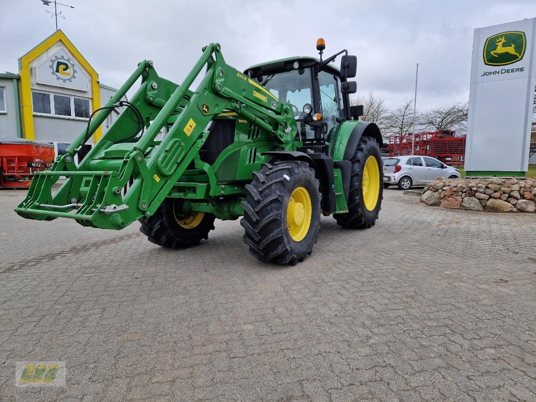 Traktor Türe ait John Deere 6145M mit 643R Frontlader, Gebrauchtmaschine içinde Schenkenberg (resim 1)