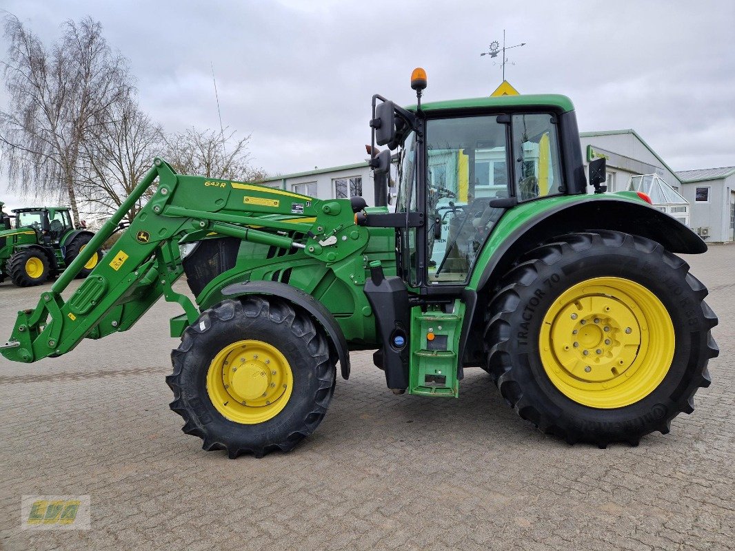 Traktor Türe ait John Deere 6145M mit 643R Frontlader, Gebrauchtmaschine içinde Schenkenberg (resim 9)