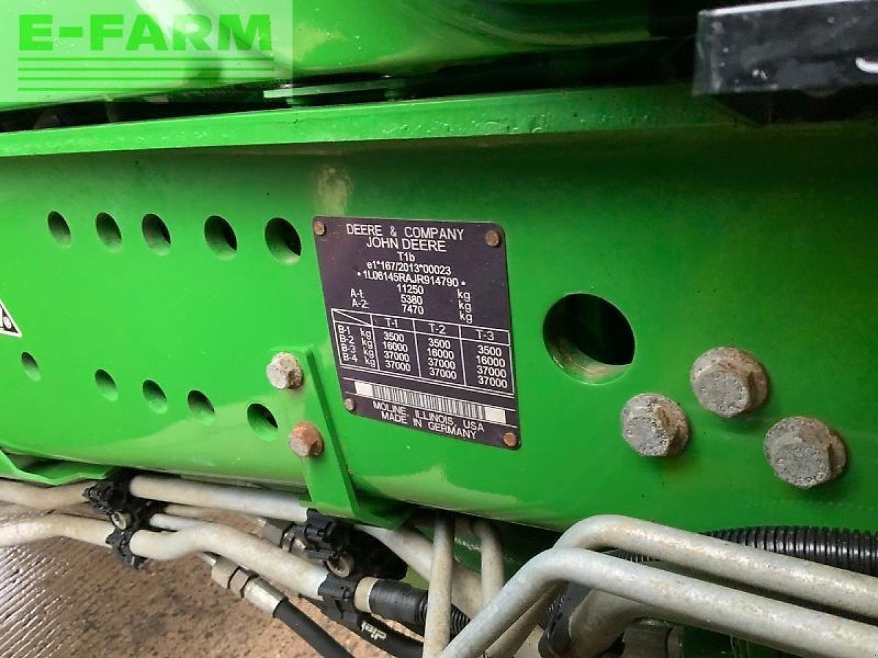 Traktor du type John Deere 6145r tractor, Gebrauchtmaschine en SHAFTESBURY (Photo 15)