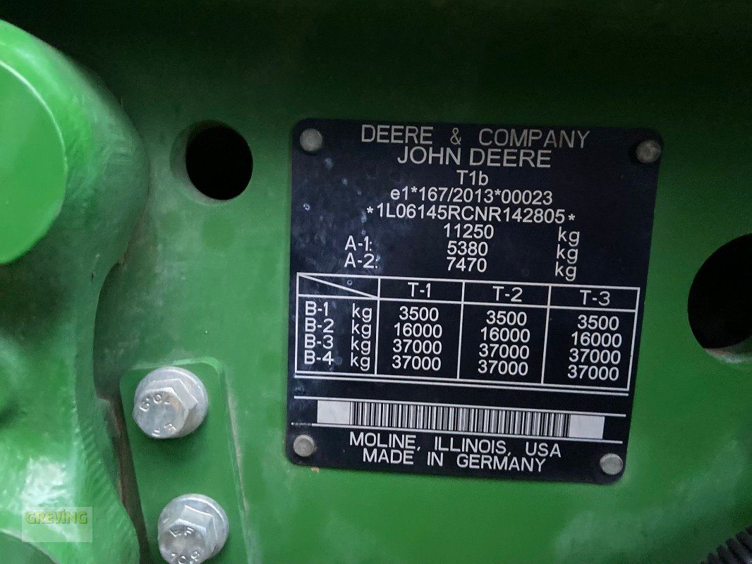 Traktor du type John Deere 6145R, Gebrauchtmaschine en Ahaus (Photo 15)
