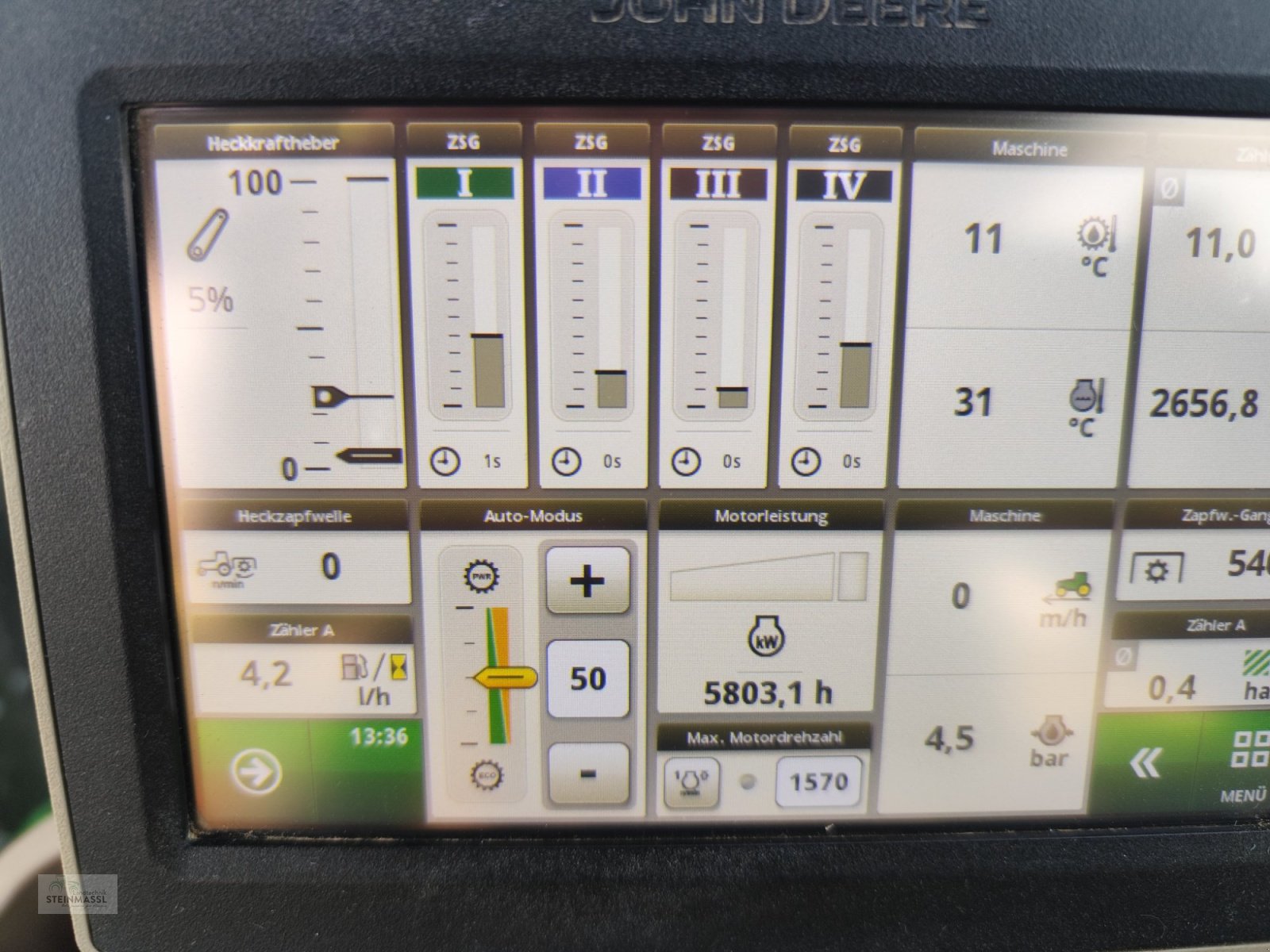 Traktor typu John Deere 6145R, Gebrauchtmaschine v Petting (Obrázek 9)