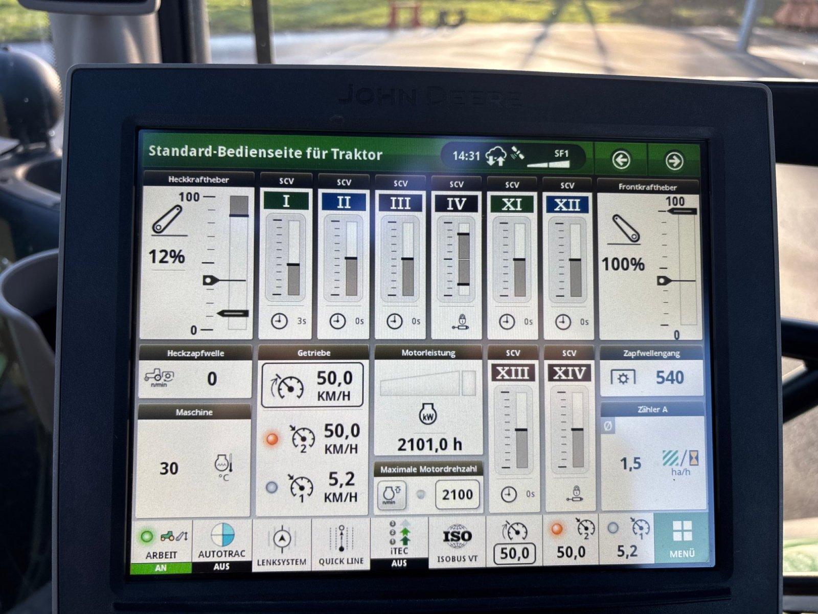 Traktor des Typs John Deere 6145R, Gebrauchtmaschine in Borken (Bild 12)