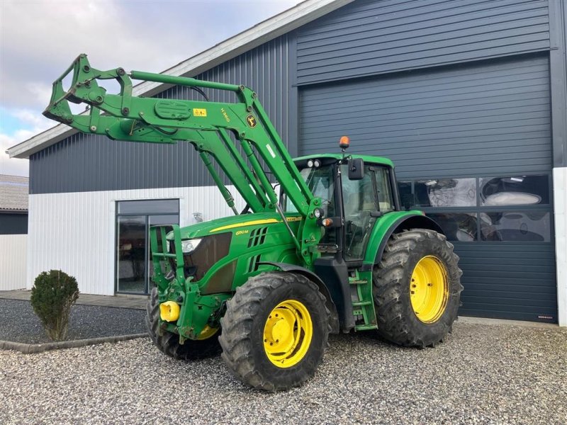 John Deere 6150M Front PTO og Frontlæsser, Gebrauchtmaschine, Rok výroby: 2013, Provozní hod./hektar: 3514 (Obrázek 1) Traktor typu John Deere 6150M Front PTO og Frontlæsser, Gebrauchtmaschine v Thorsø (Obrázek 1)