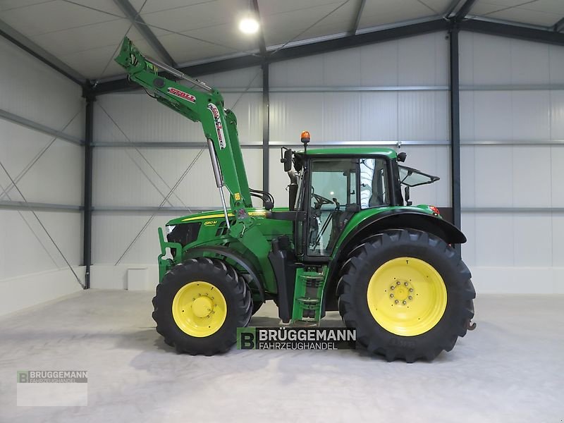 Traktor des Typs John Deere 6150M mit Stoll Industriefrontlader, Gebrauchtmaschine in Meppen