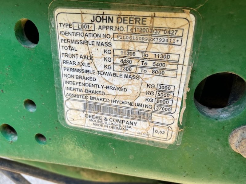 Traktor vrste John Deere 6150R, Gebrauchtmaschine v STENAY (Slika 1)