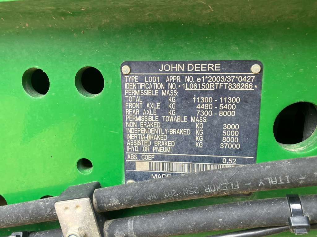 Traktor du type John Deere 6150R, Gebrauchtmaschine en VIRECOURT (Photo 10)