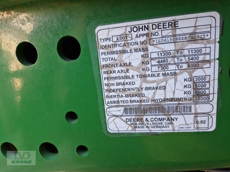 Traktor of the type John Deere 6150R, Gebrauchtmaschine in Spelle (Picture 7)