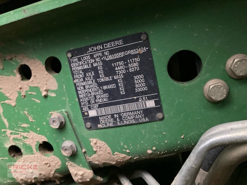 Traktor of the type John Deere 6155 R **Black-Weeks**, Gebrauchtmaschine in Bockel - Gyhum (Picture 4)