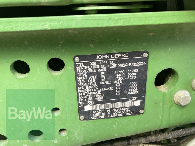 Traktor za tip John Deere 6155 R DIRECT DRIVE, Gebrauchtmaschine u Obertraubling (Slika 22)