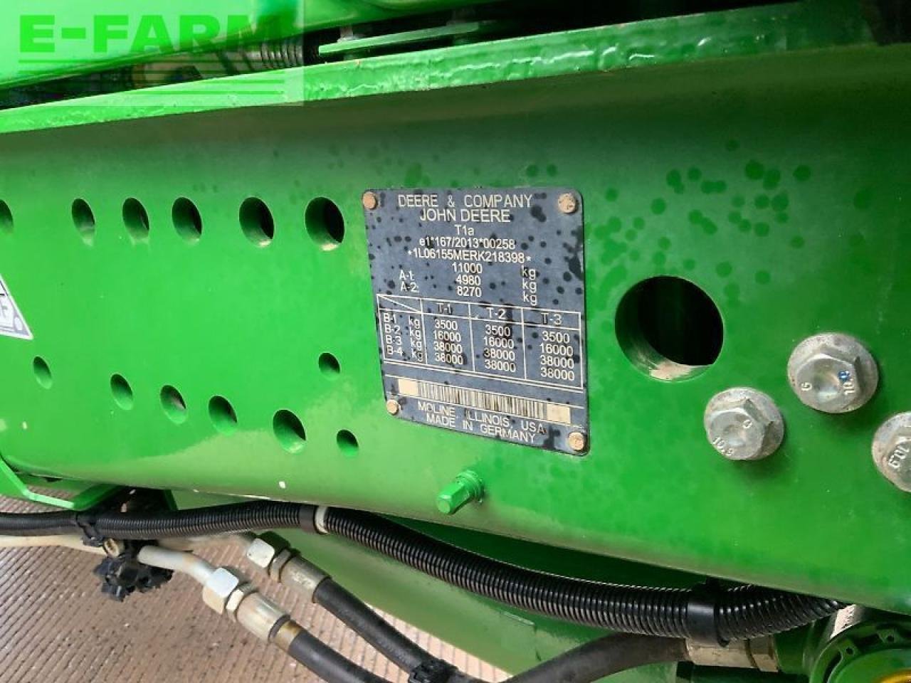 Traktor del tipo John Deere 6155m tractor (st25344), Gebrauchtmaschine en SHAFTESBURY (Imagen 15)