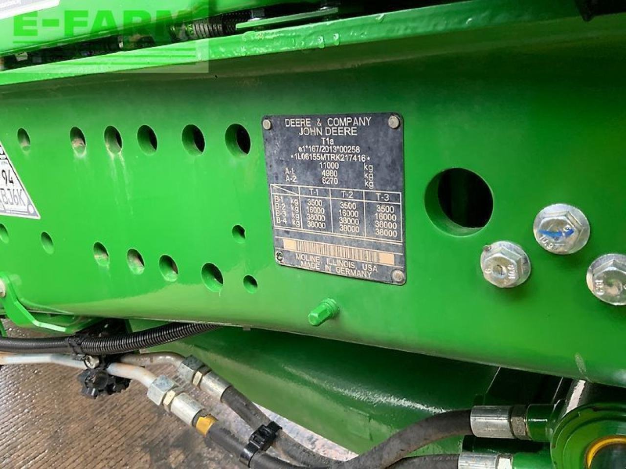 Traktor of the type John Deere 6155m tractor (st25345), Gebrauchtmaschine in SHAFTESBURY (Picture 15)