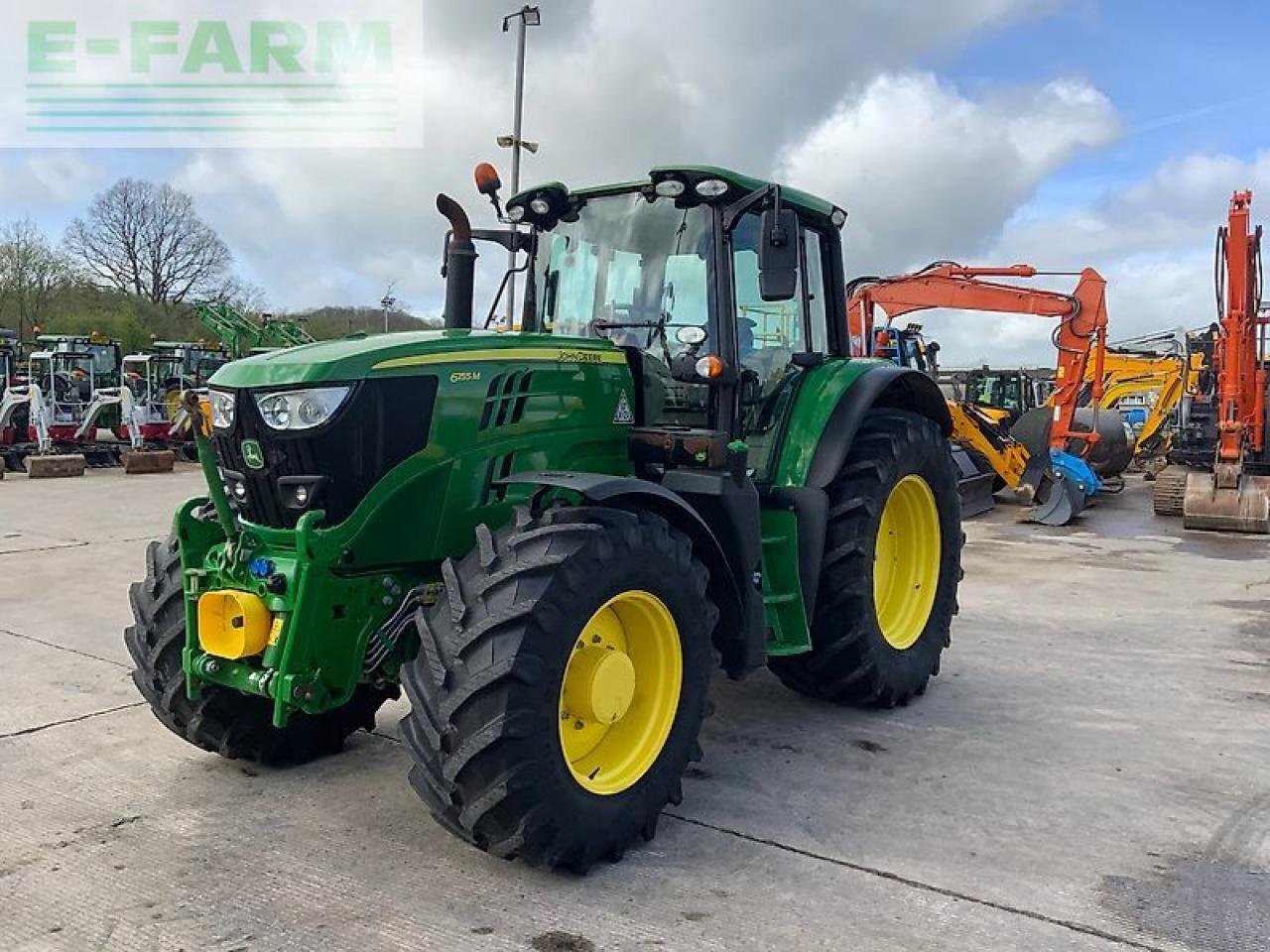 Traktor типа John Deere 6155m tractor (st26284), Gebrauchtmaschine в SHAFTESBURY (Фотография 4)