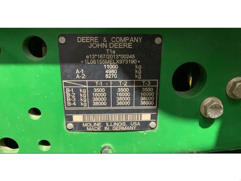 Traktor typu John Deere 6155M, Gebrauchtmaschine w SAINT-GERMAIN DU PUY (Zdjęcie 7)