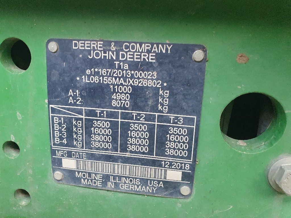 Traktor du type John Deere 6155M, Gebrauchtmaschine en BRECEY (Photo 10)