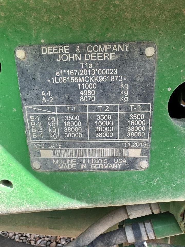 Traktor типа John Deere 6155M, Gebrauchtmaschine в Bramming (Фотография 15)