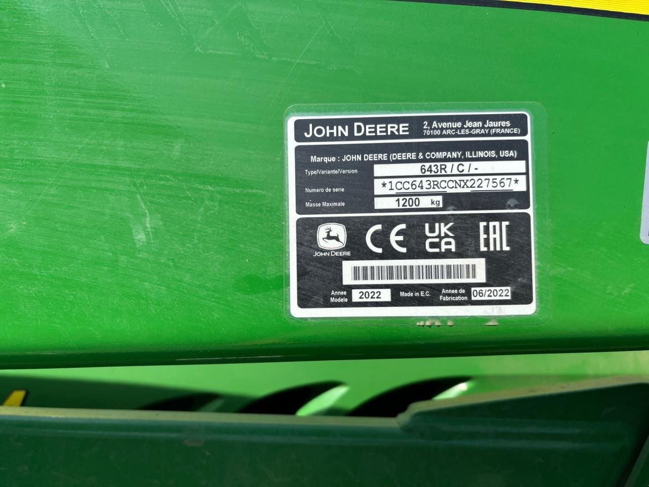 Traktor Türe ait John Deere 6155M, Gebrauchtmaschine içinde Trige (resim 16)