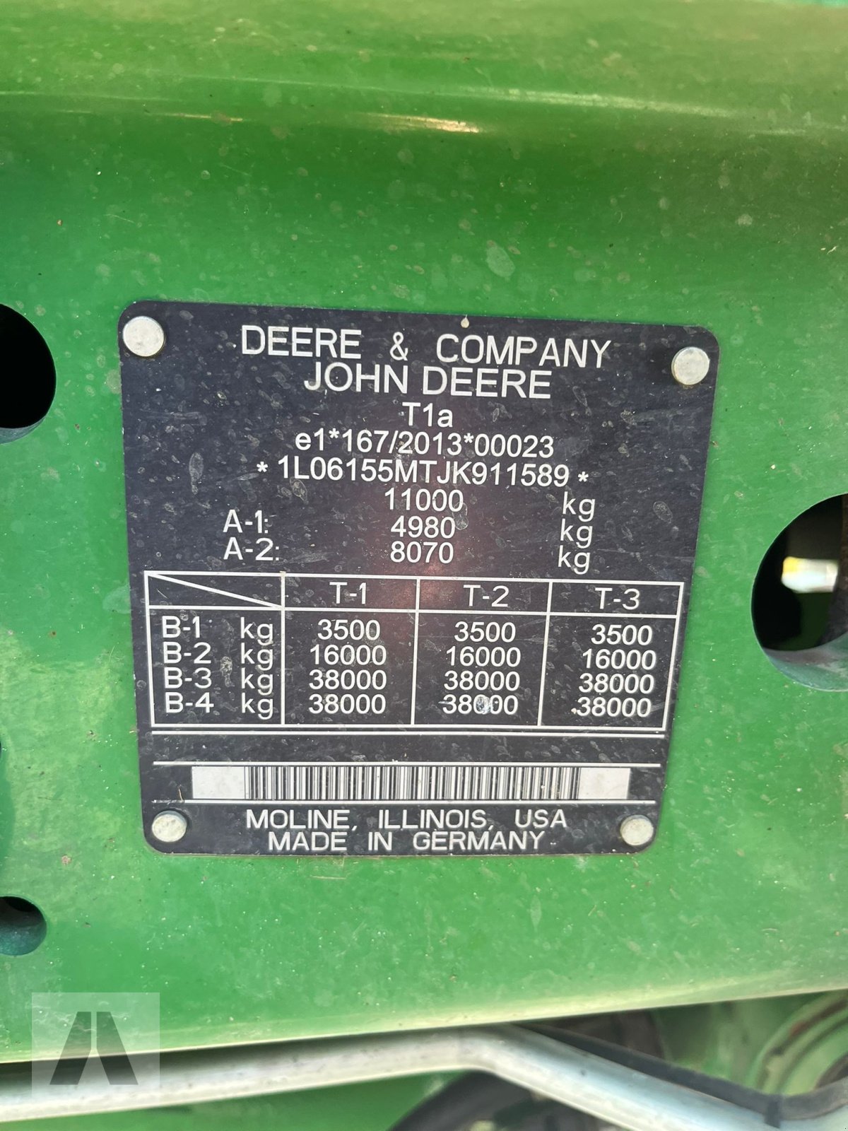 Traktor Türe ait John Deere 6155M, Gebrauchtmaschine içinde Antdorf (resim 14)