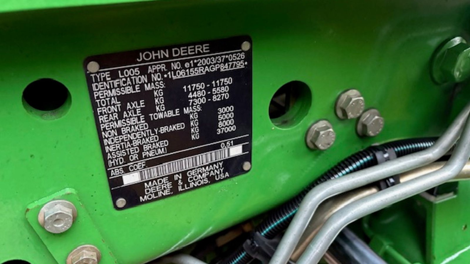 Traktor типа John Deere 6155R AUTOPOWER, AUTOTRACREADY, FRONTLIFT, Gebrauchtmaschine в Dronninglund (Фотография 8)