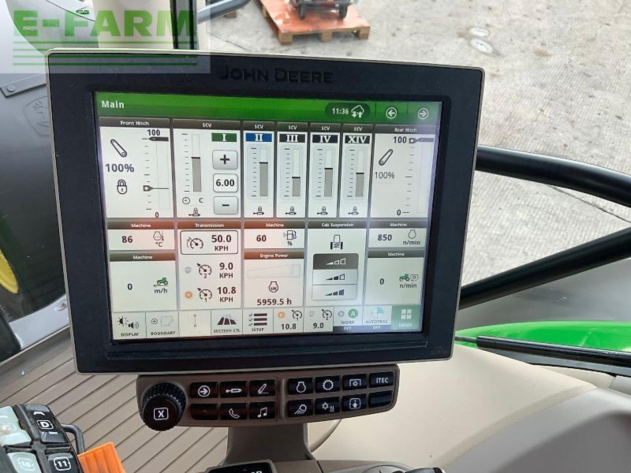 Traktor типа John Deere 6155r premium edition tractor (st24649), Gebrauchtmaschine в SHAFTESBURY (Фотография 20)