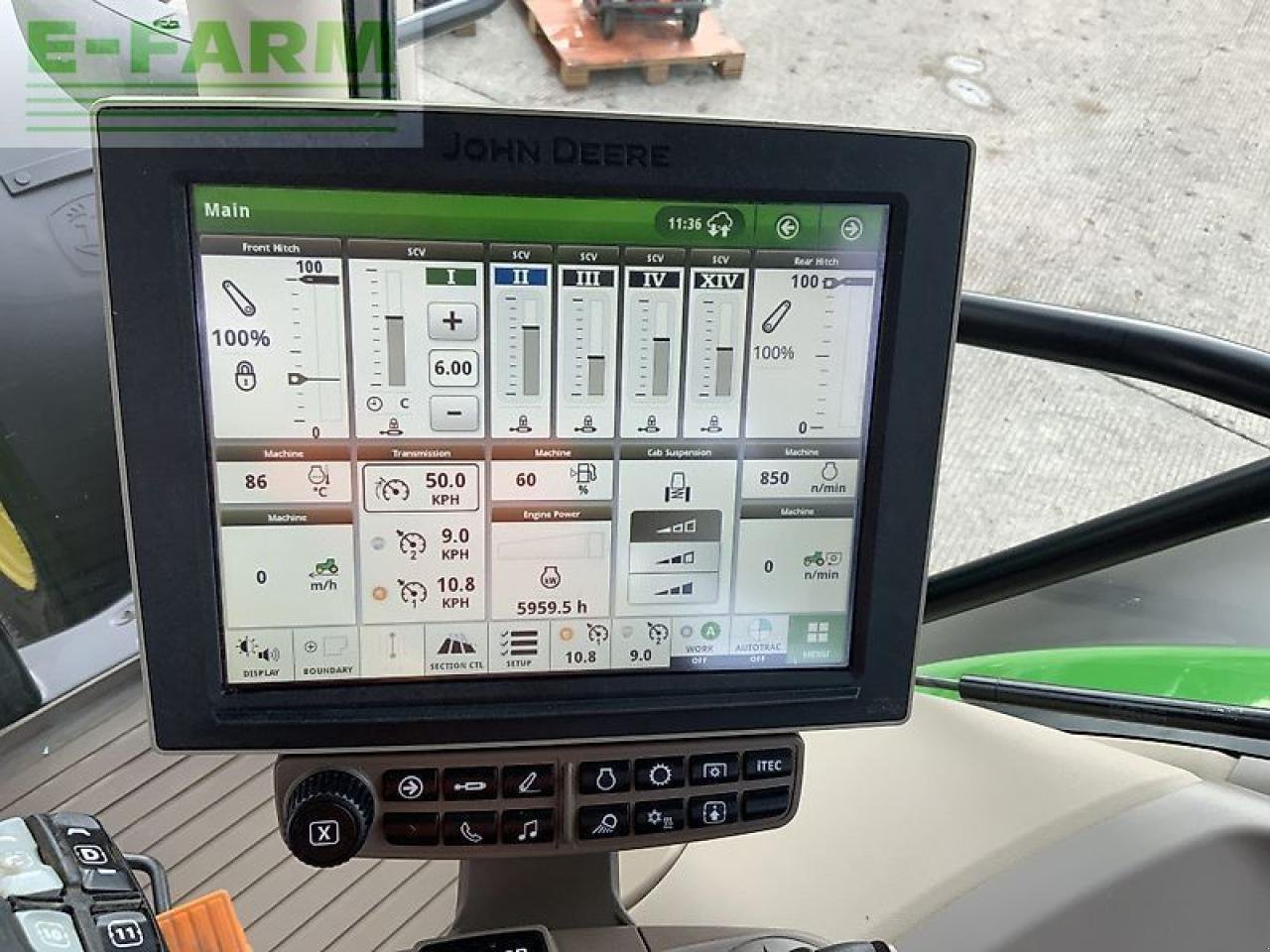 Traktor типа John Deere 6155r premium edition tractor (st24649), Gebrauchtmaschine в SHAFTESBURY (Фотография 18)