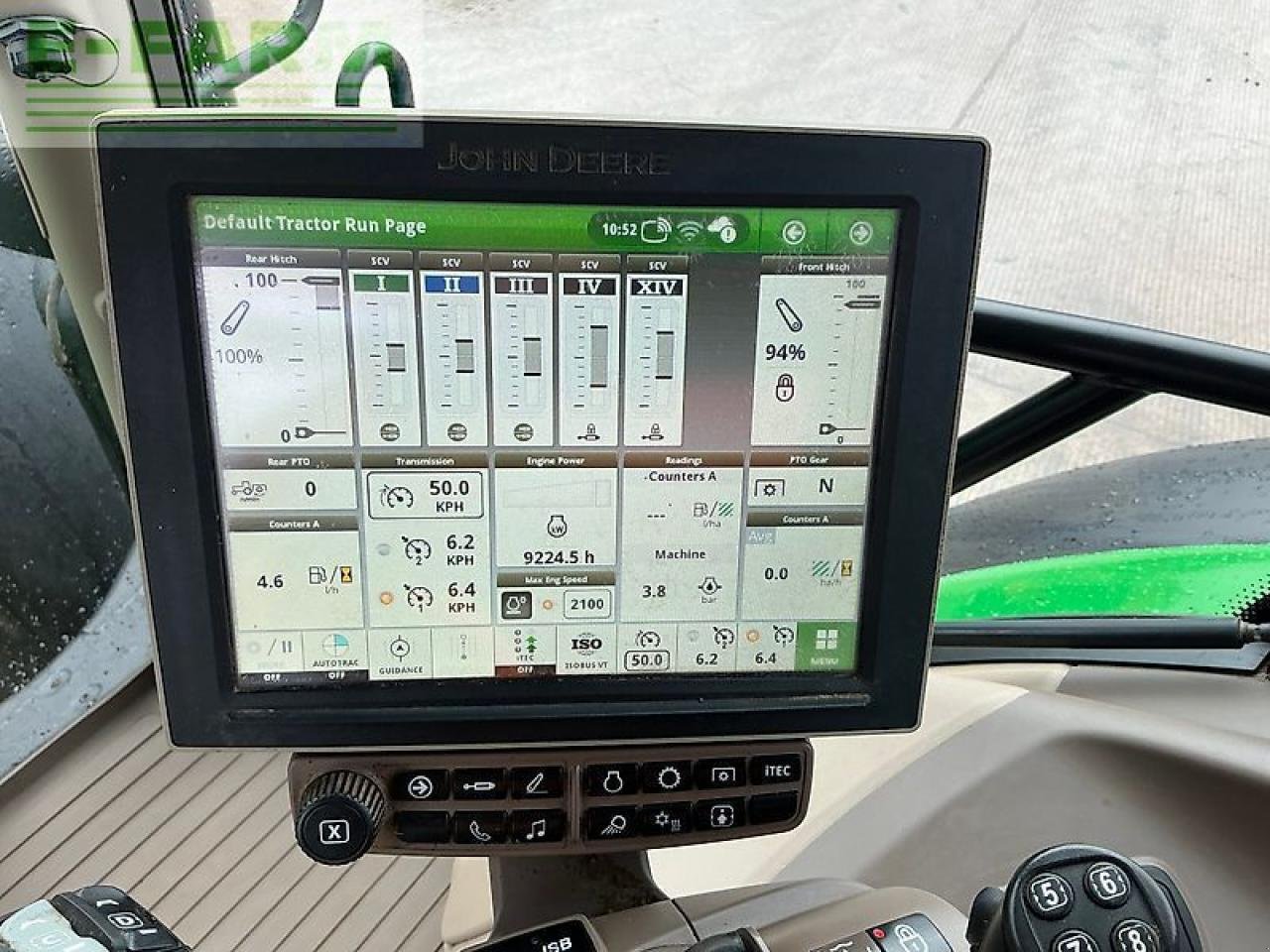 Traktor Türe ait John Deere 6155r premium edition tractor (st25726), Gebrauchtmaschine içinde SHAFTESBURY (resim 25)