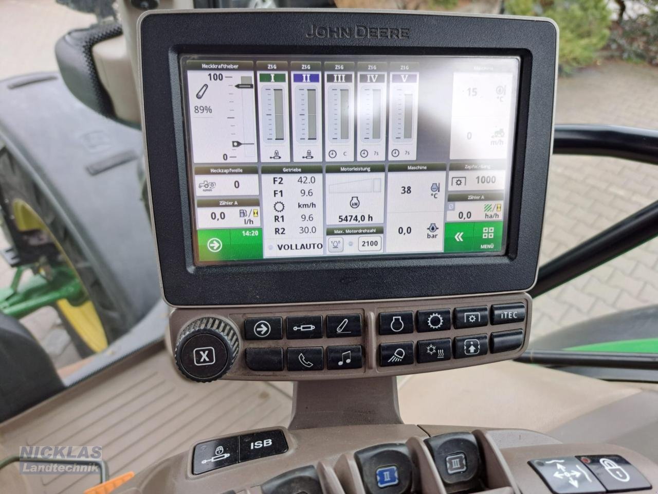 Traktor типа John Deere 6155R Premium ExpertCheck, Gebrauchtmaschine в Schirradorf (Фотография 9)