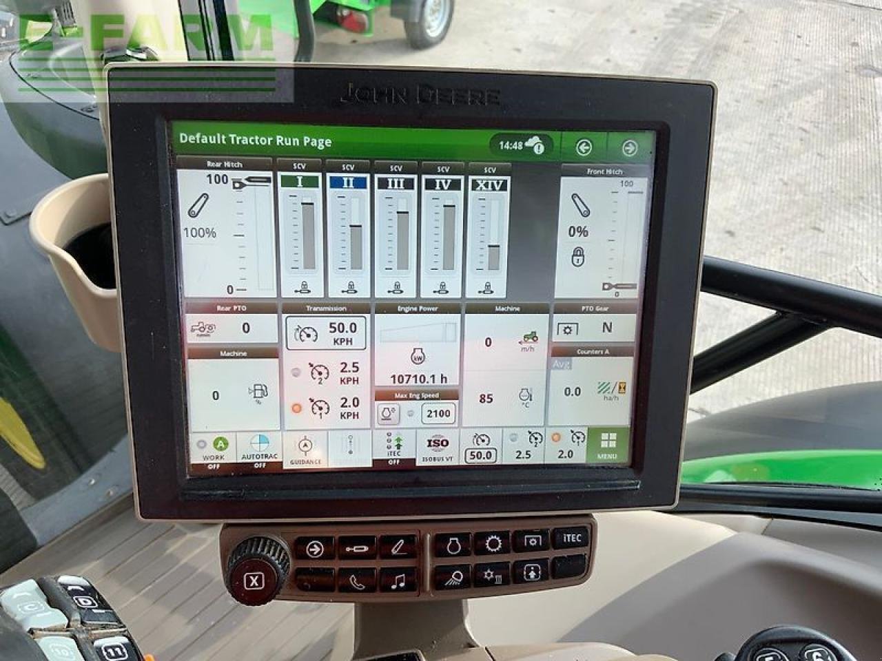 Traktor типа John Deere 6155r tractor (st25777), Gebrauchtmaschine в SHAFTESBURY (Фотография 24)