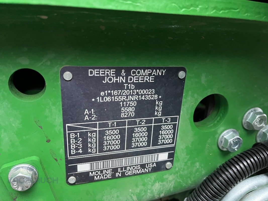 Traktor des Typs John Deere 6155R, Gebrauchtmaschine in Ringsheim (Bild 18)