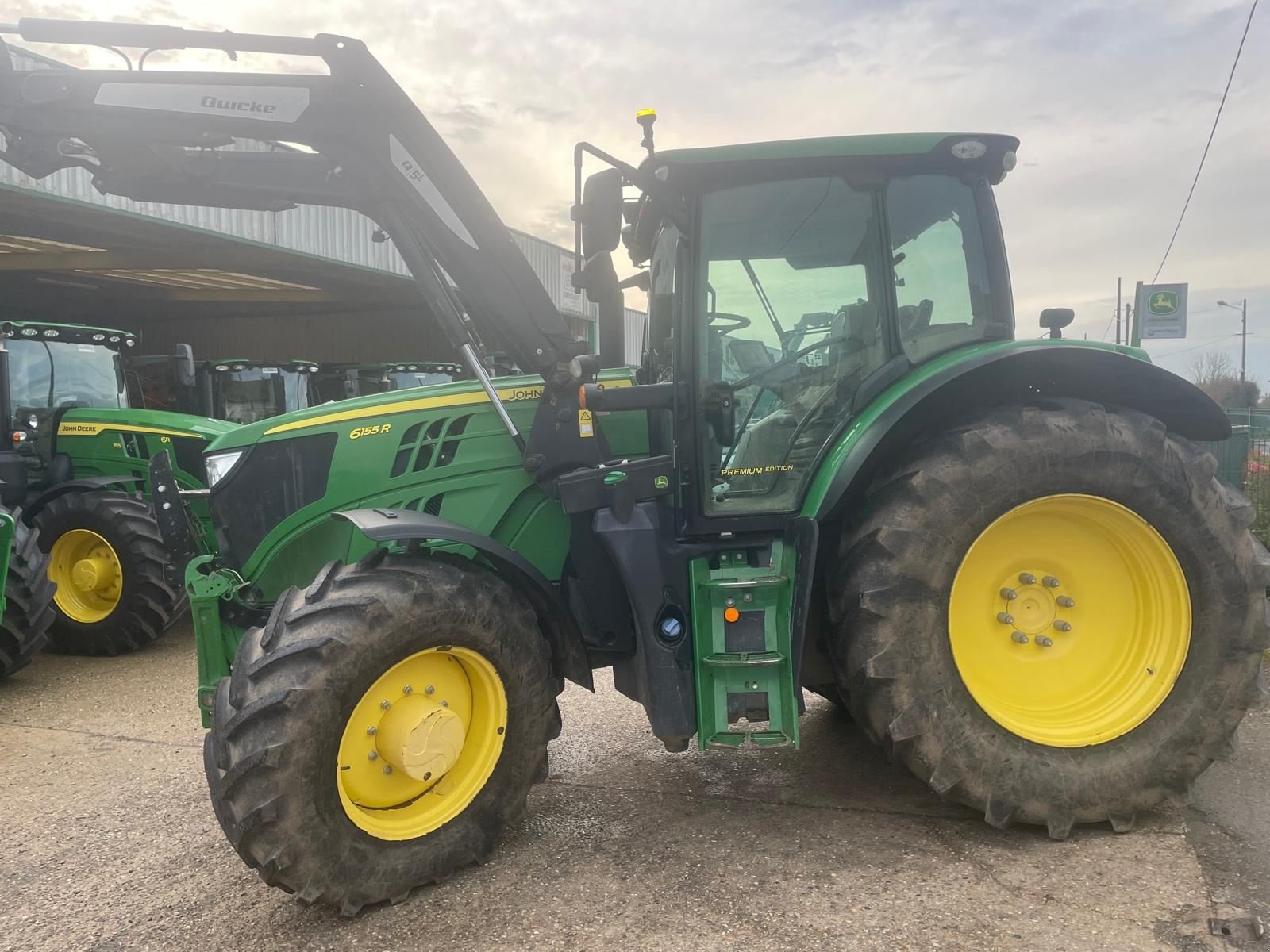 Traktor типа John Deere 6155R, Gebrauchtmaschine в BOSC LE HARD (Фотография 7)