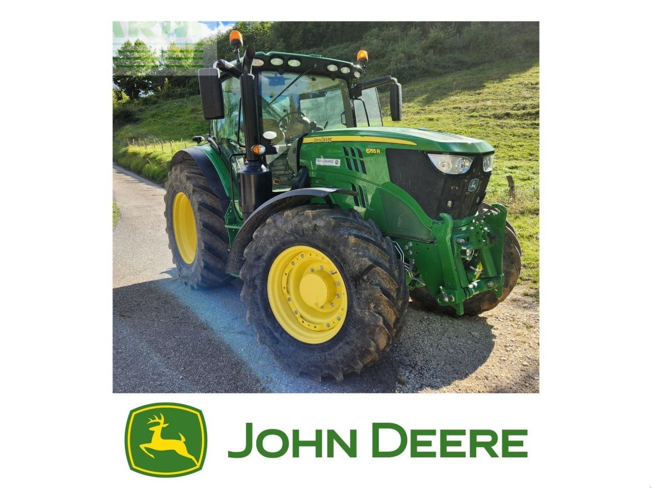Traktor Türe ait John Deere 6155R, Gebrauchtmaschine içinde Hamburg (resim 1)