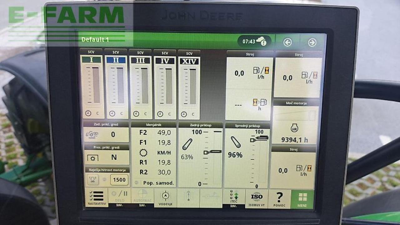 Traktor типа John Deere 6155r, Gebrauchtmaschine в GROBELNO (Фотография 20)