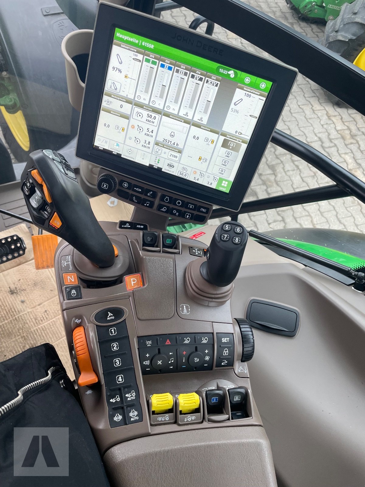 Traktor Türe ait John Deere 6155R, Gebrauchtmaschine içinde Regensburg (resim 18)