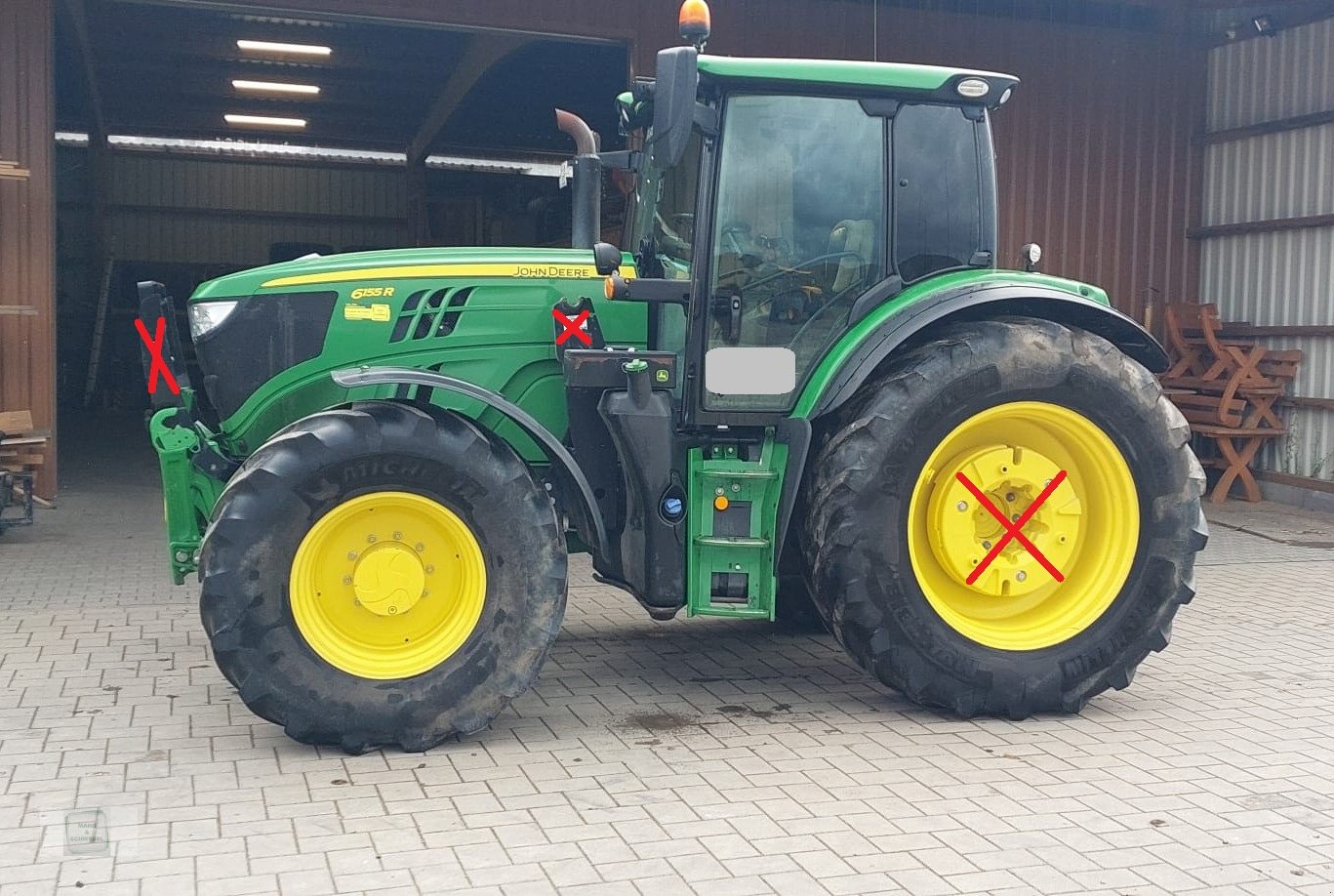 Traktor του τύπου John Deere 6155R, Gebrauchtmaschine σε Gross-Bieberau (Φωτογραφία 2)