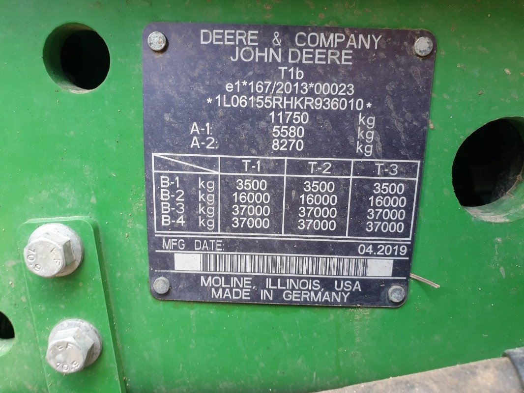 Traktor des Typs John Deere 6155R, Gebrauchtmaschine in Sittensen (Bild 15)
