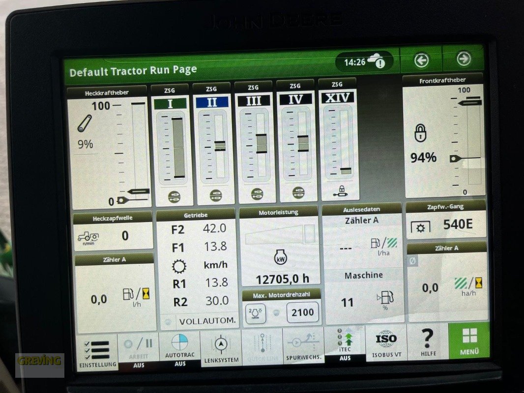 Traktor des Typs John Deere 6155R, Gebrauchtmaschine in Ort - Kunde (Bild 11)