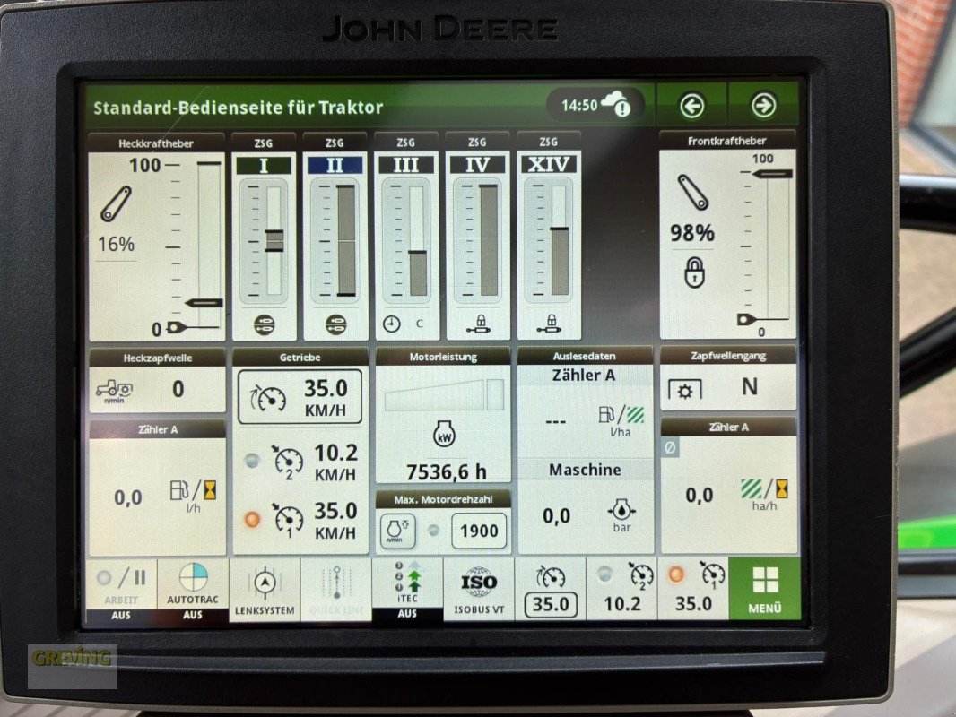 Traktor des Typs John Deere 6155R, Gebrauchtmaschine in Ahaus (Bild 12)
