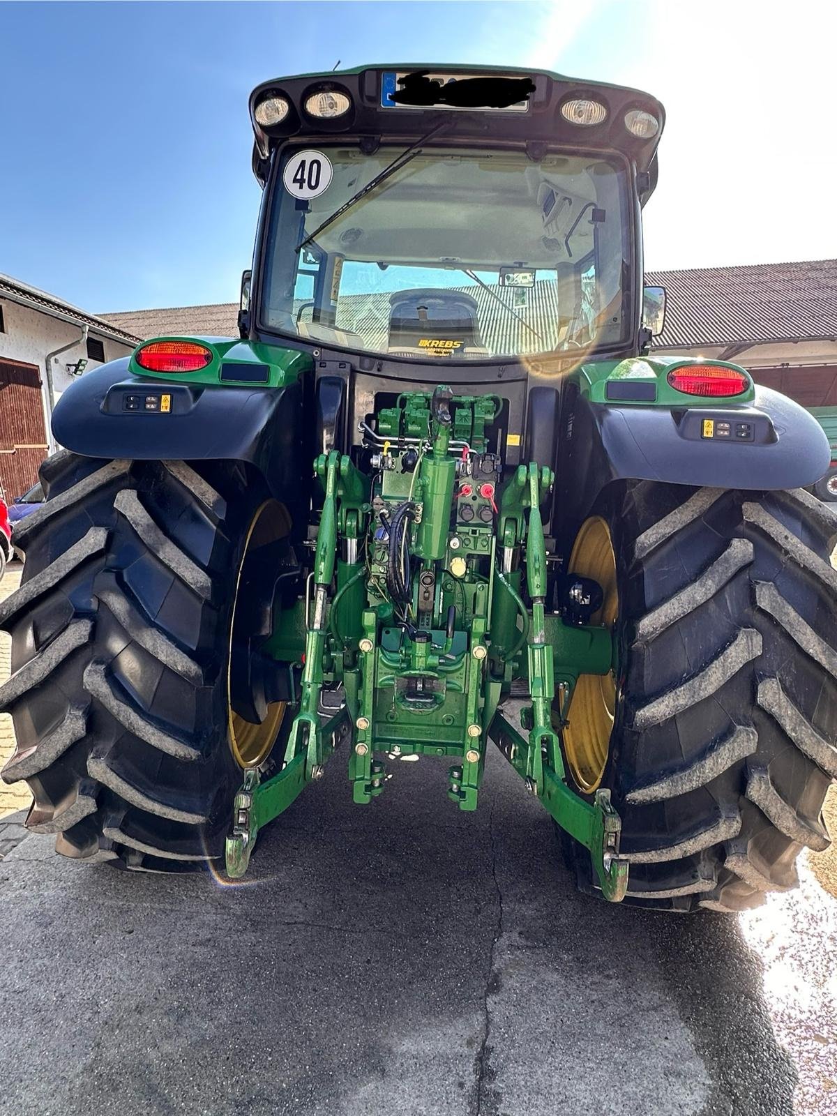 Traktor Türe ait John Deere 6155R, Gebrauchtmaschine içinde Aholming (resim 3)